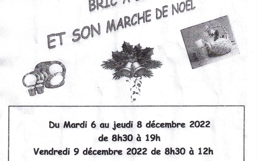 Braderie Secours Populaire – Du 6 au 9 décembre 2022