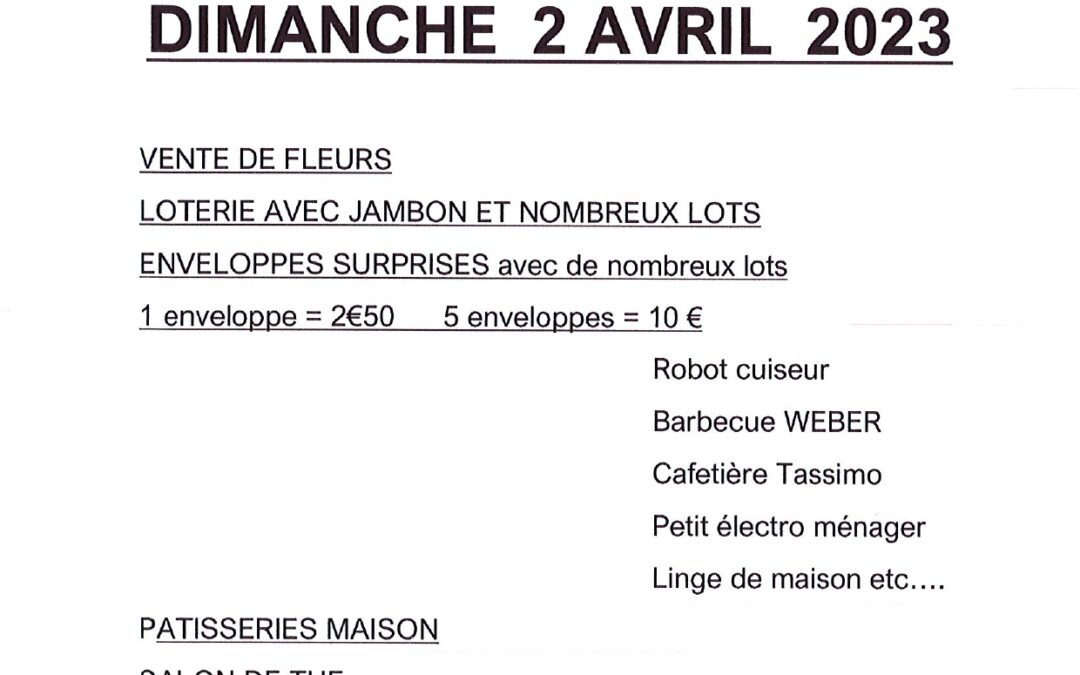Fête du printemps – 2 avril 2023
