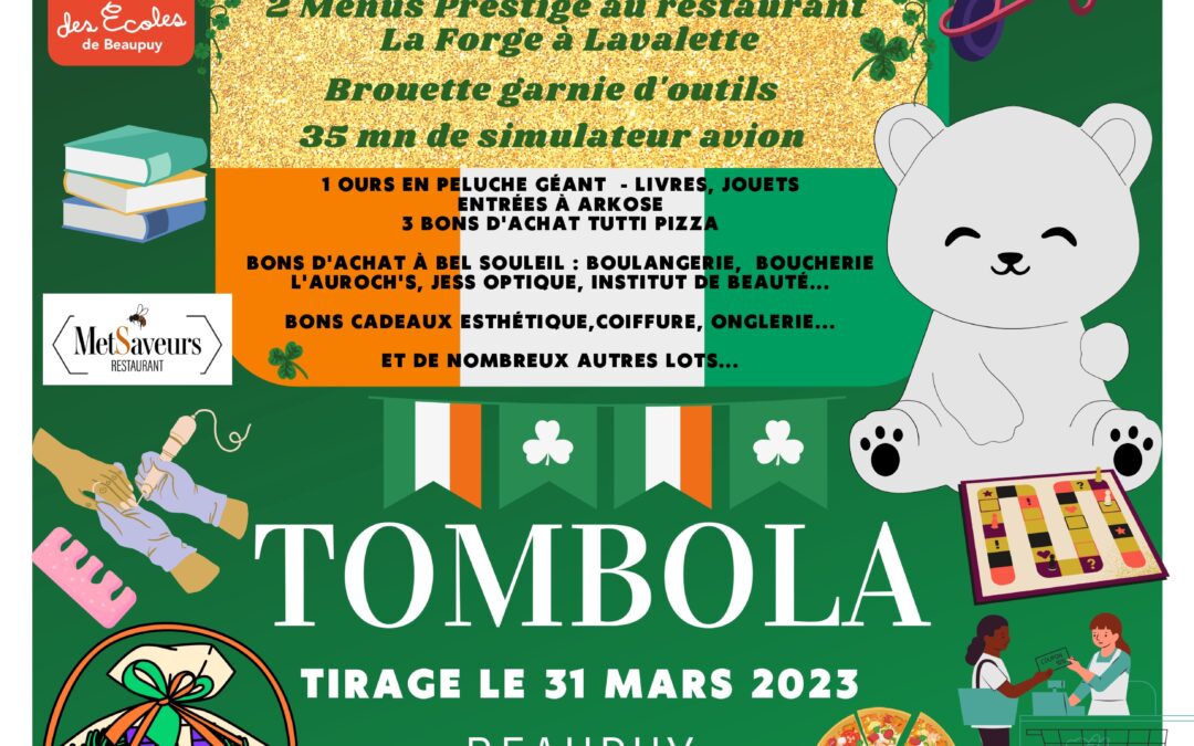 TOMBOLA – Vente de ticket par les enfants
