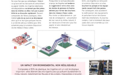 Stop aux lingettes dans les toilettes !