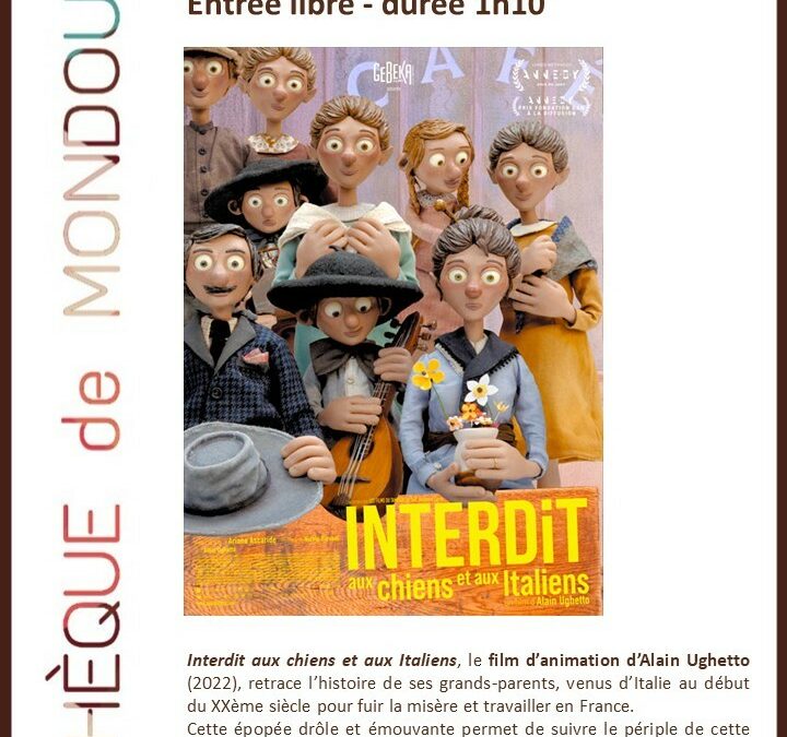 Vendredi 6 février 2026 – 20h30 – Médiathèque de Mondouzil